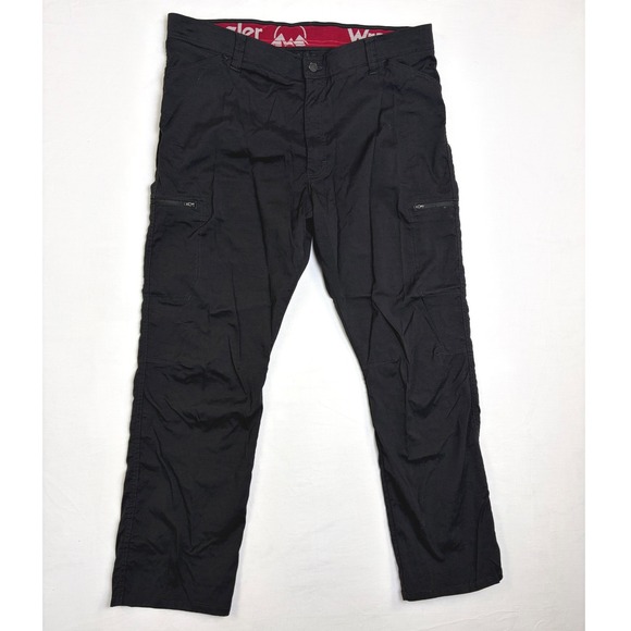 Wrangler Other - Wrangler Outdoor Mens Performance Cargo Pants Black 40x30 Nylon Stretch Workwear